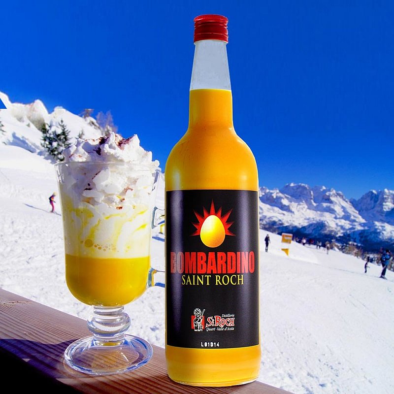 Bombardino liqueur d'oeuf italienne Saint Roch Gustini Épicerie fine