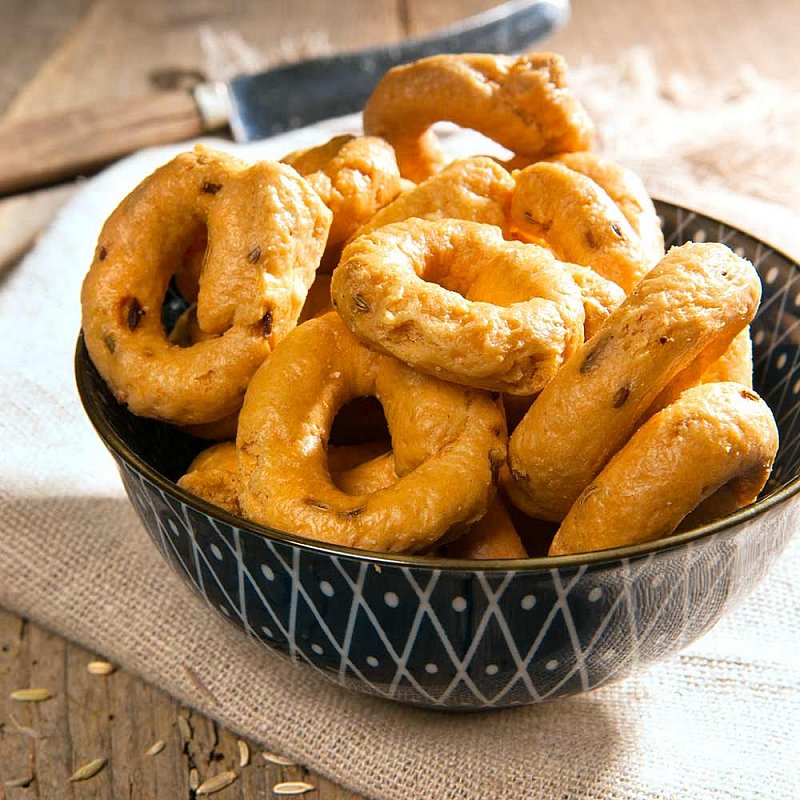 Taralli al finocchio Taralli au fenouil Pouilles | Gustini Épicerie fine
