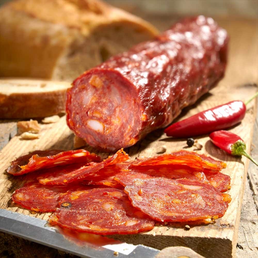 Salame tipo napoli Saucisson épicé de Calabre