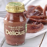 Filetti di alici all'olio di oliva
