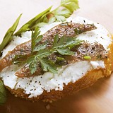 Filetti di alici con aglio e prezzemolo