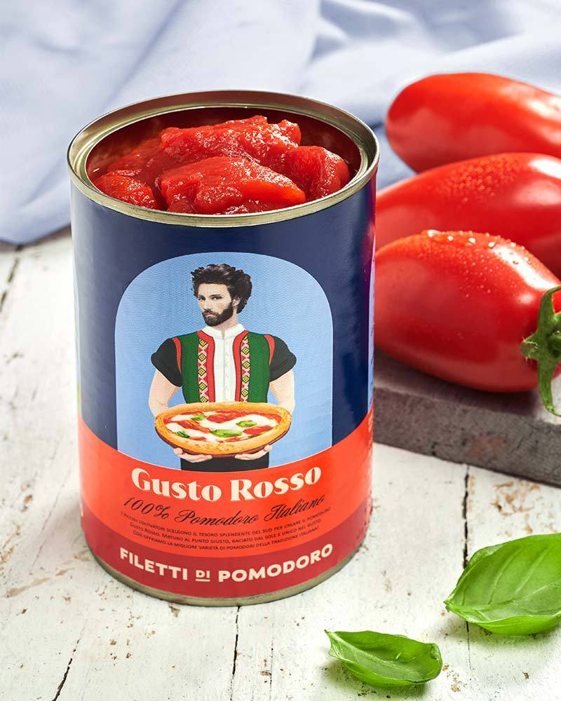 Filets de tomates - Idéals pour vos pizzas Tomatenfilets - ideal für Pizza