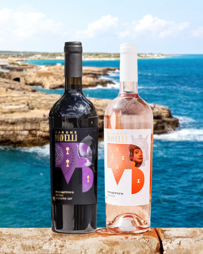 Duo de vins Primitivo Primitivo Wein Duett