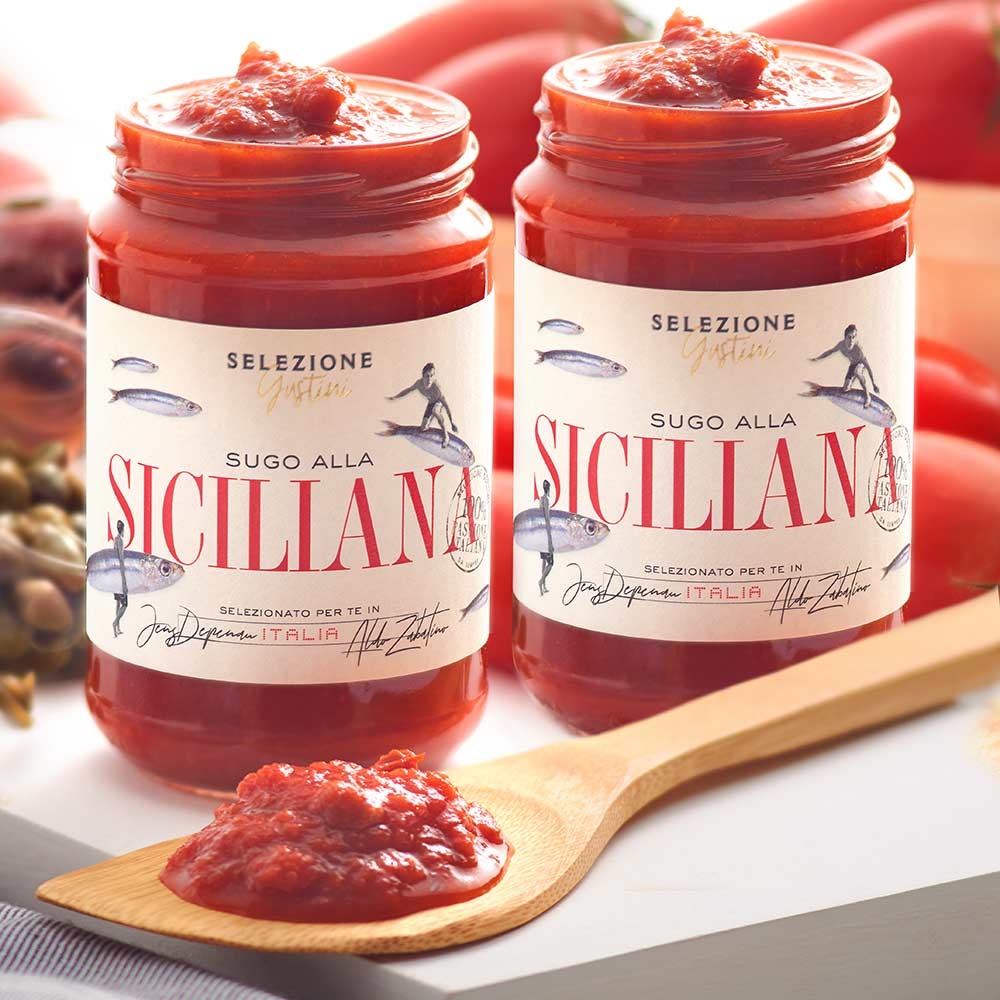 Sauce tomate aux câpres et anchois lot de 2